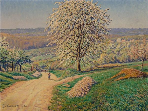 Maternite Oil Painting by Gustave Cariot