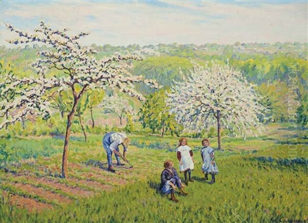 Le Printemps Oil Painting by Gustave Cariot