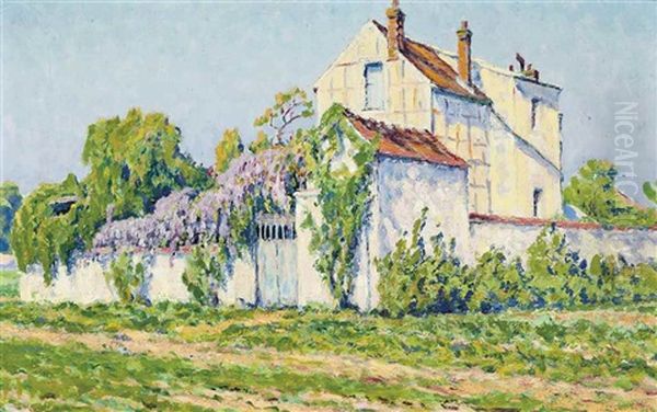 La Ferme Oil Painting by Gustave Cariot