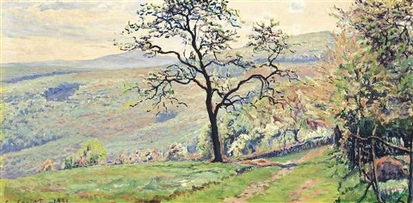 Printemps Oil Painting by Gustave Cariot