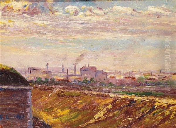 Les Fortifications Oil Painting by Gustave Cariot