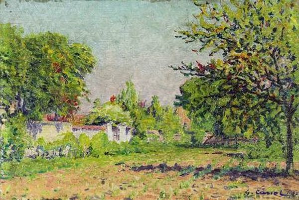 Sommerliche Landschaft Oil Painting by Gustave Cariot