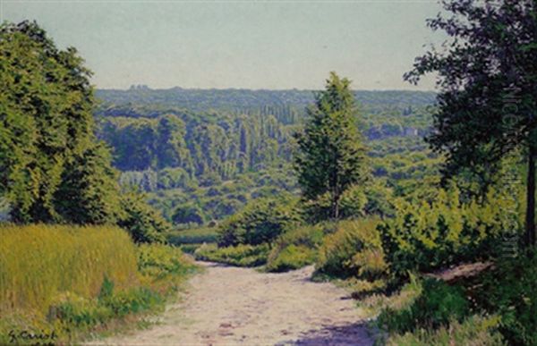 Waldweg Oil Painting by Gustave Cariot
