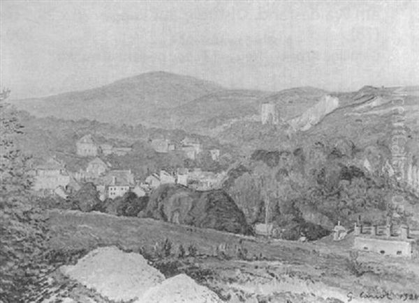 Sonnenberg Bei Wiesbaden Oil Painting by Gustave Cariot