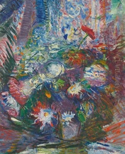 Flowers Oil Painting by Arthur Beecher Carles