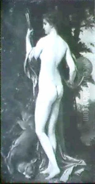 Diana, The Huntress Oil Painting by Modeste Carlier