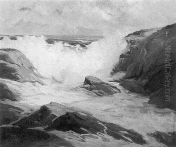 Northeaster, Maine Oil Painting by Emil Carlsen