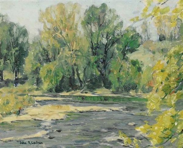 In May Oil Painting by John Fabian Carlson