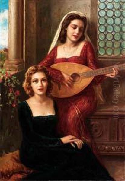 Il Concertino Oil Painting by Orazio Amato