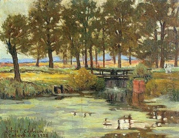 Summer Morning Colorado Oil Painting by John Fabian Carlson