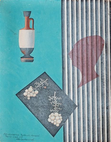 Composition Oil Painting by Otto Gustaf Carlsund