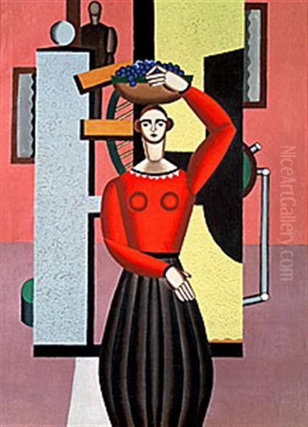 Vinskord Oil Painting by Otto Gustaf Carlsund