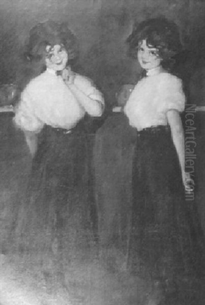 The Heavenly Twins Oil Painting by Florence Carlyle