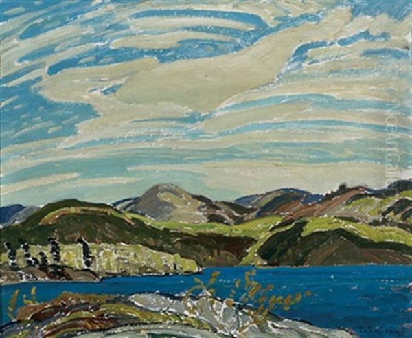 Spring, Frood Lake Oil Painting by Franklin Carmichael