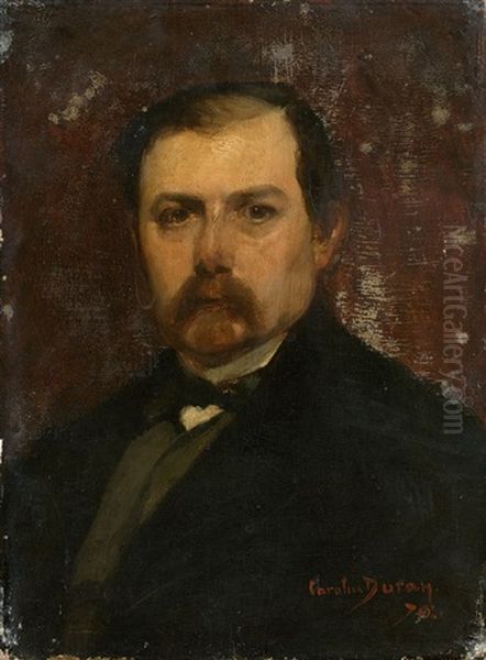 Portrait D'homme En Buste Oil Painting by Charles Emile Auguste Carolus-Duran