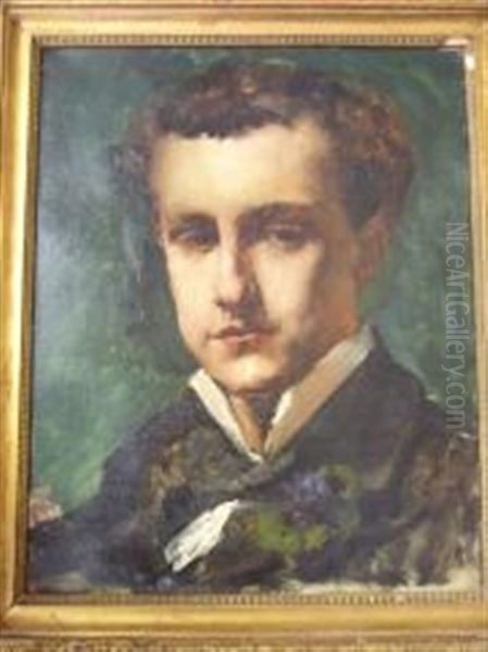 Portrait D'homme Oil Painting by Charles Emile Auguste Carolus-Duran
