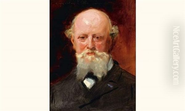 Portrait De Leon-emile Caille Oil Painting by Charles Emile Auguste Carolus-Duran