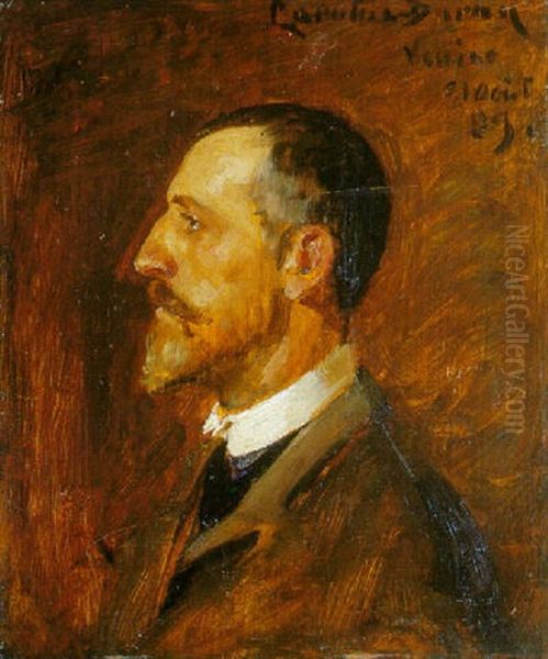 Bildnis Edmond De Pury Oil Painting by Charles Emile Auguste Carolus-Duran