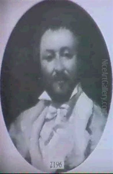 Elegant Man Oil Painting by Charles Emile Auguste Carolus-Duran