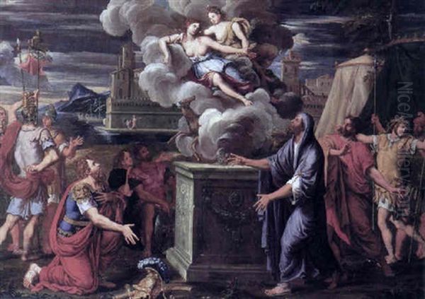 The Sacrifice Of Iphigenia Oil Painting by Antoine Caron