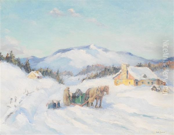 Turkey Vendor Oil Painting by Paul Archibald Caron