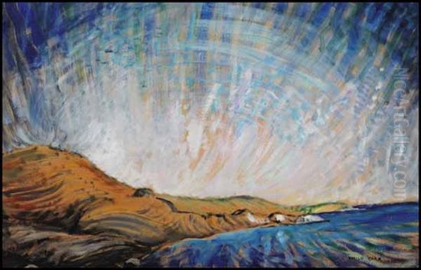 Strait Of Juan De Fuca Oil Painting by Emily M. Carr