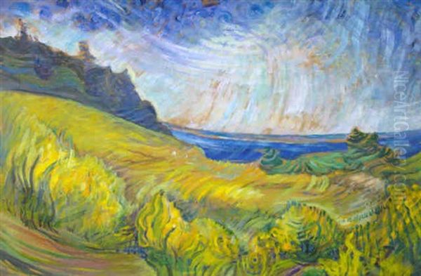 At Beacon Hill Park Oil Painting by Emily M. Carr