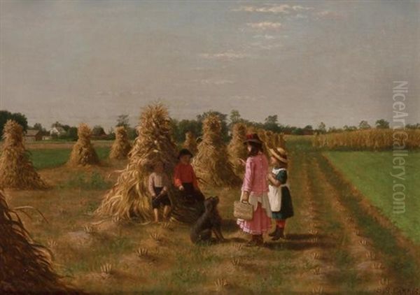 Caught In The Act Oil Painting by Samuel S. Carr