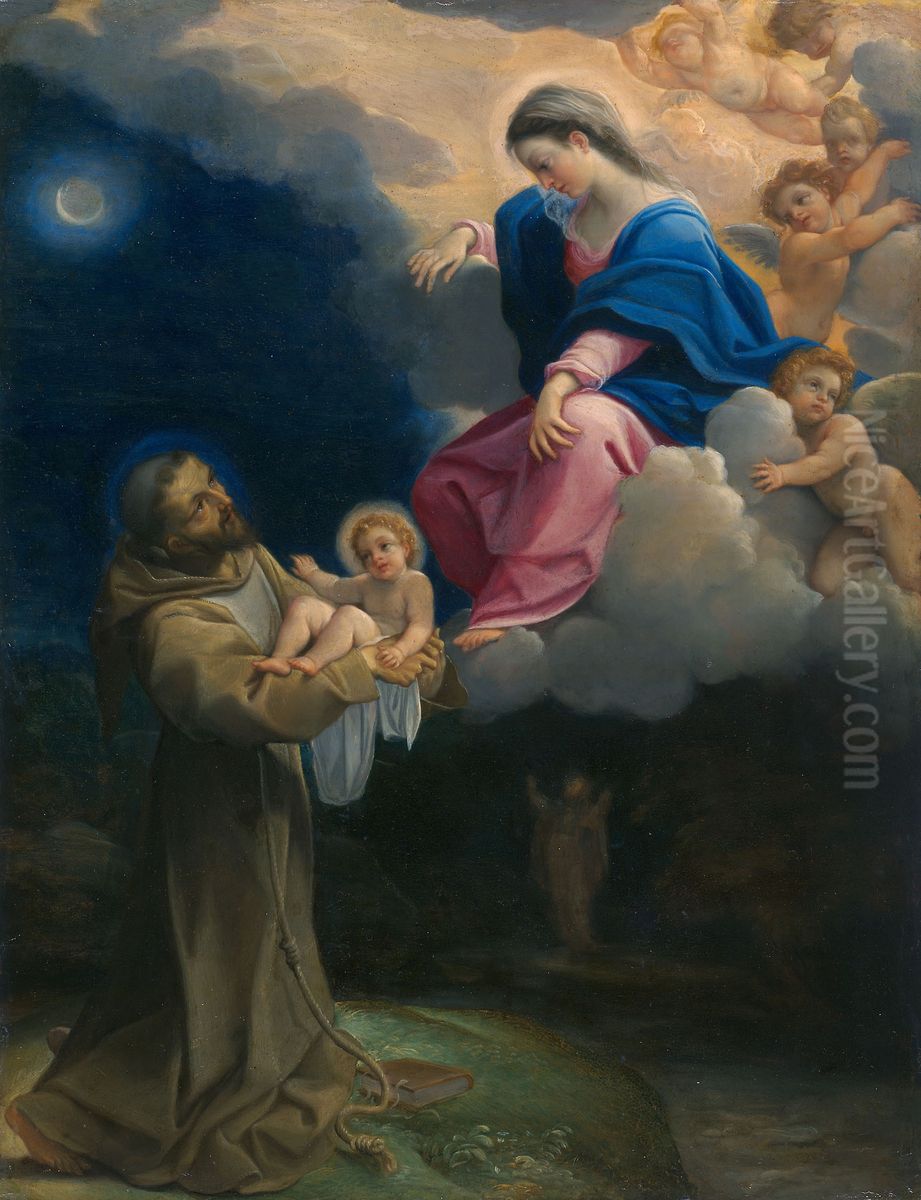 The Vision Of Saint Francis Oil Painting by Ludovico Carracci