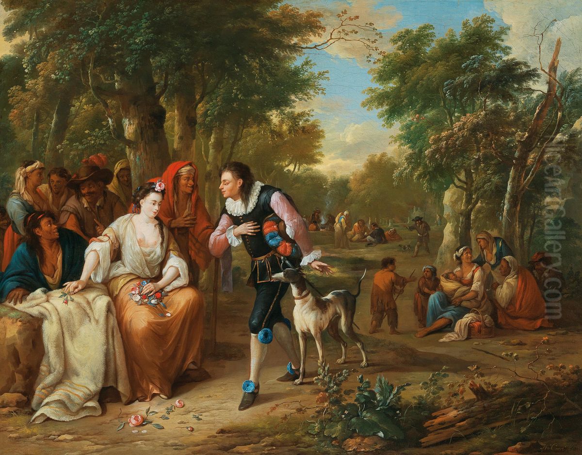 The Story Of Constance And Don Juan Oil Painting by Hendrik Carre