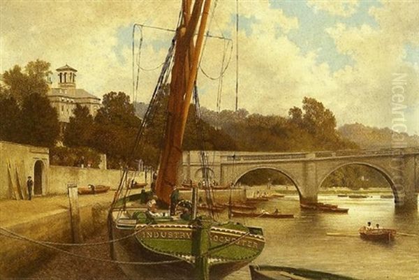 Richmond On Thames Oil Painting by John Mulcaster Carrick