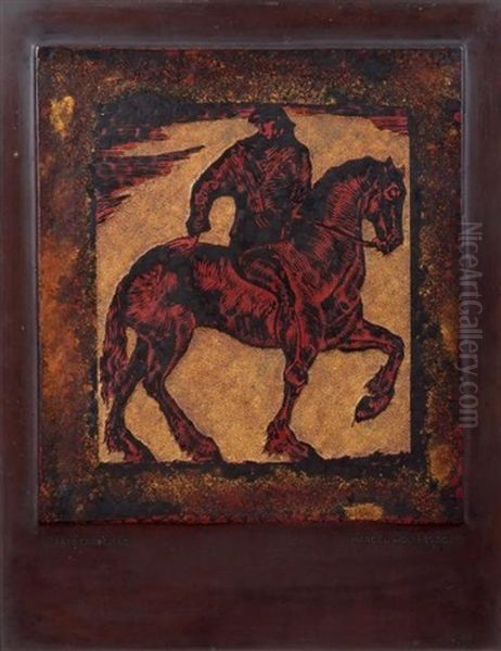 Le Cavalier Oil Painting by Antoine (Anto) Carte