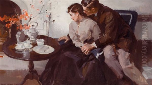 Reassurance Oil Painting by Pruett Carter