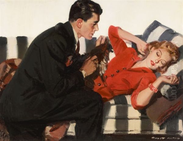 Nap Time Oil Painting by Pruett Carter
