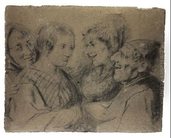 Presentacion Para Casarse Oil Painting by Antonio Casanova y Estorach