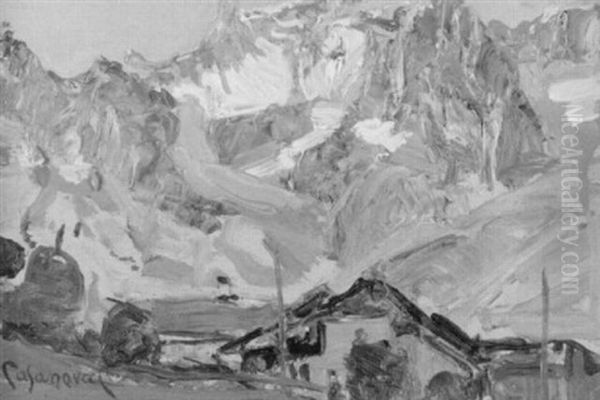 Entreves Oil Painting by Carlo Casanova