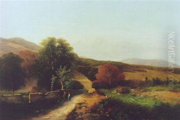 Paesaggio Campano Oil Painting by Carlo Casanova