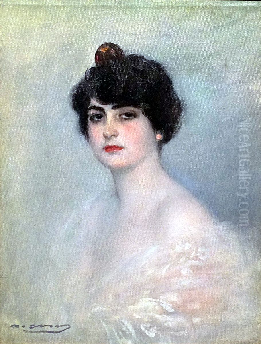 Julia Oil Painting by Ramon Casas
