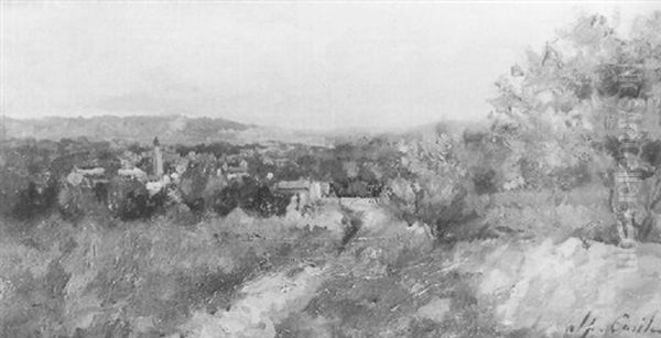 Le Village Oil Painting by Alfred Casile