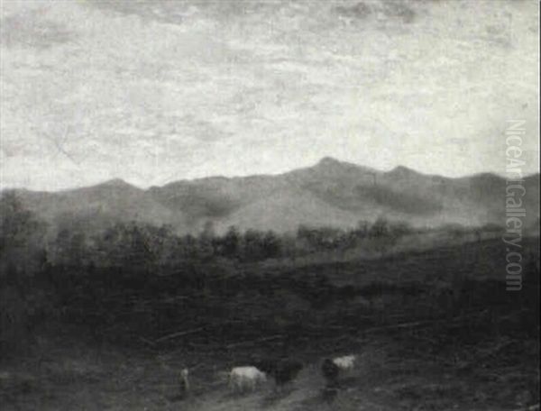 Adirondacks Oil Painting by John William Casilear