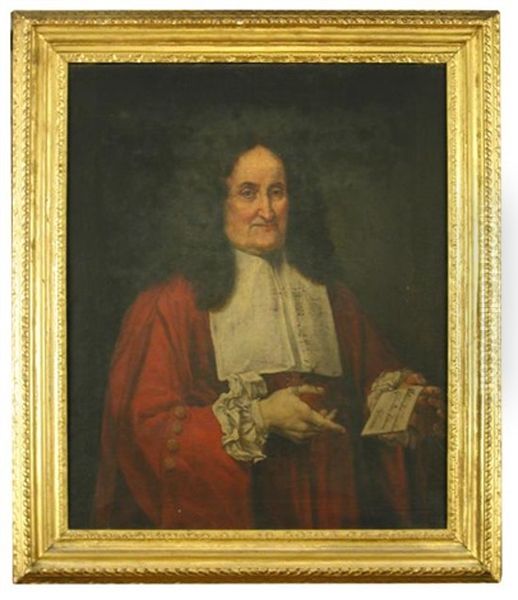 Portrait Of Senator Vincenzo Marzi Medici Oil Painting by Giovanni Agostino Cassana