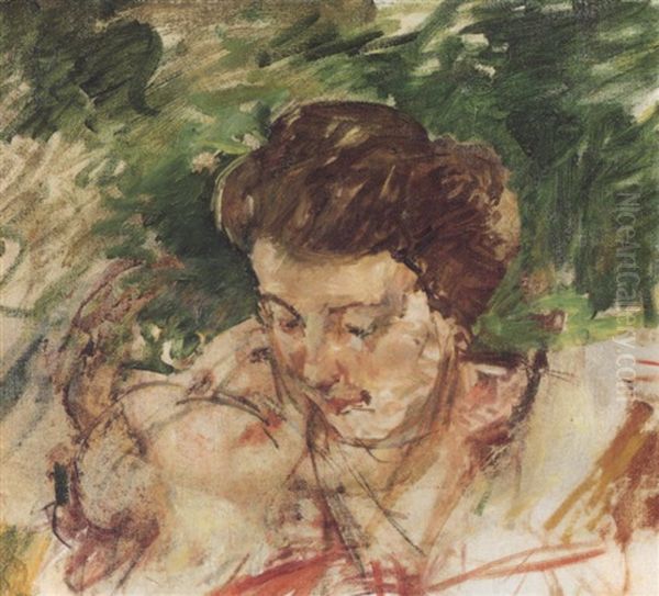 Preparatory Study For Mother And Child In A Boat Oil Painting by Mary Cassatt