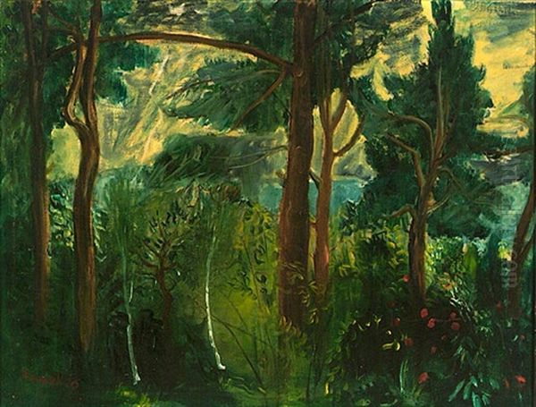 Vor Dem Gewitter Oil Painting by Pol Cassel