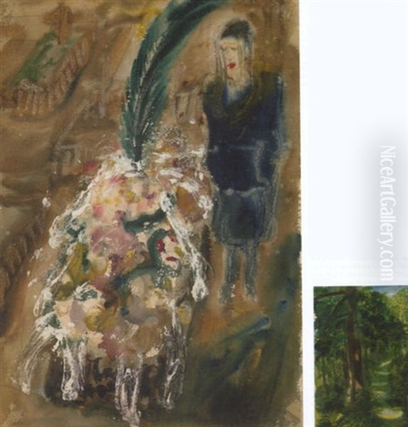 Witwe Oil Painting by Pol Cassel