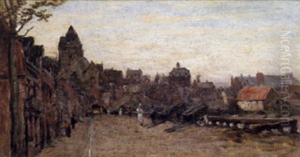 Vue De Village Oil Painting by Hendrick Cassiers
