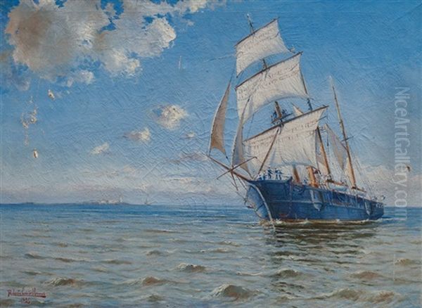 Fragata Oil Painting by Roberto Castellanos