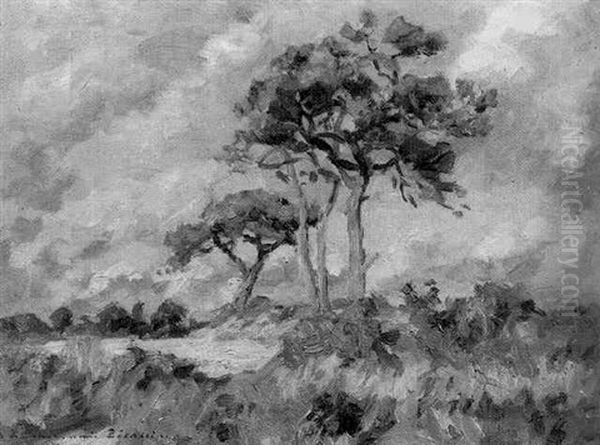 Paysage Oil Painting by Paul Cauchie