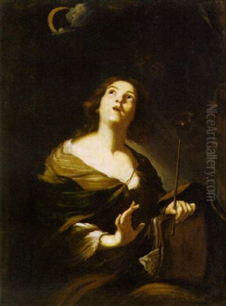 Santa Caterina Oil Painting by Bernardo Cavallino