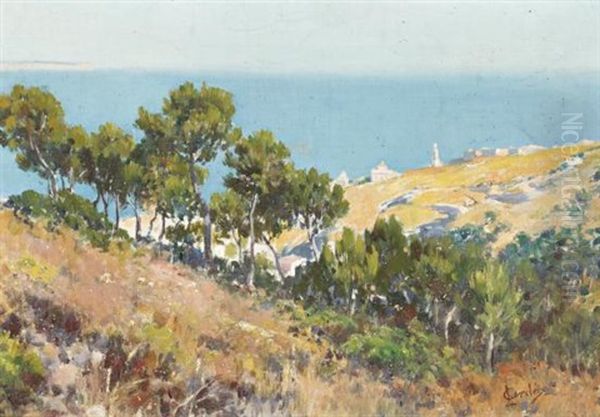 Vista Costera Oil Painting by Lorenzo Cerda y Bisbal