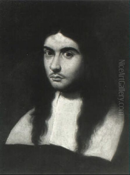 Portrait Of A Gentleman With A Lawn Collar Oil Painting by Carlo Ceresa